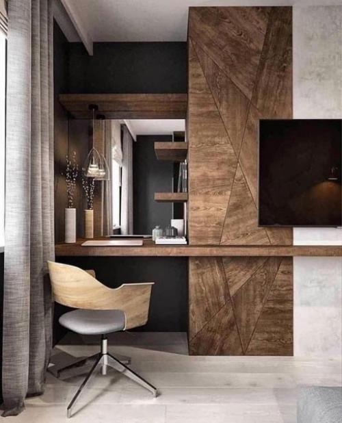 Чёрный цвет в интерьере не для всех. 09