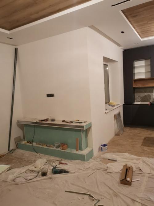 Рождение замечательной, спонтанной идеи о необходимости присутствия камина в гостиной. 01