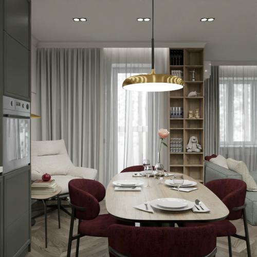 Визуализация квартиры в ЖК ЗНАК. 08