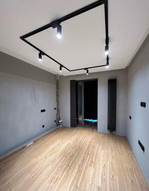 Декоративная штукатурка в интерьере квартиры в ЖК Атлантида. 07