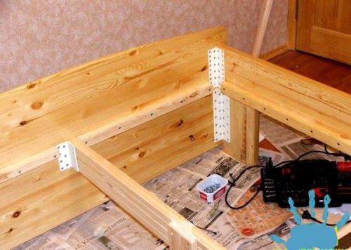 Инструкция по изготовлению деревянной кровати. 04 Инструкция по изготовлению деревянной кровати. 04