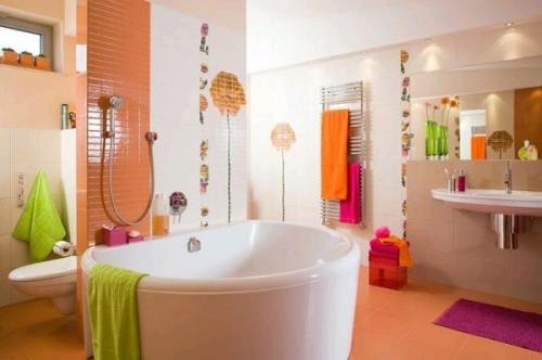 Цветовые решения для ванной комнаты. 08