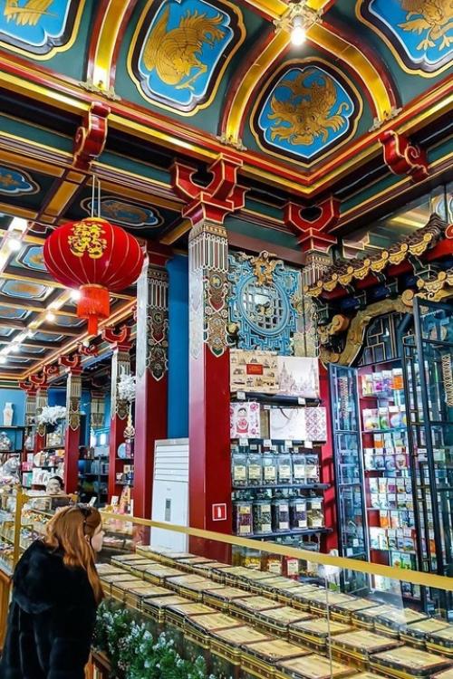 Одно из самых необычных мест Москвы - чайный дом на мясницкой. 01