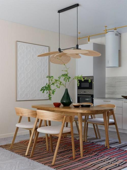 Современный дом с французским настроением и этническими акцентами. 03