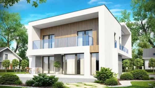 Стильный загородный коттедж. 01