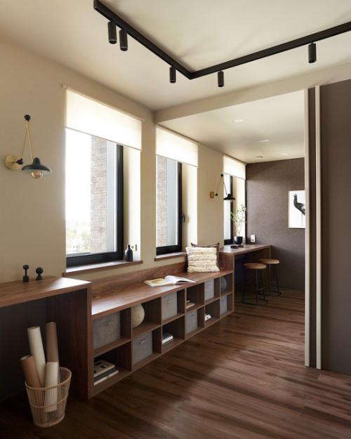 Реализованный интерьер квартиры на 9-м этаже в ЖК бизнес-класса B'Aires на севере Москвы. 04