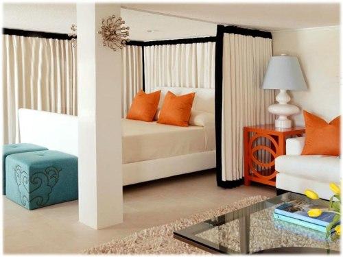 Зонирование помещений. При планировании современного дизайна помещений достаточно часто применяются приемы зонирования. 03