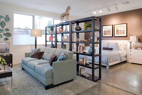 Зонирование помещений. При планировании современного дизайна помещений достаточно часто применяются приемы зонирования. 06