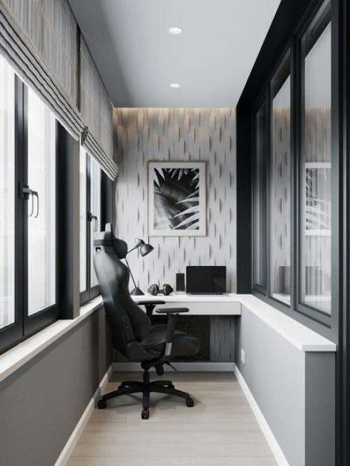 Очень современный и стильный проект квартиры 60 кв. 04