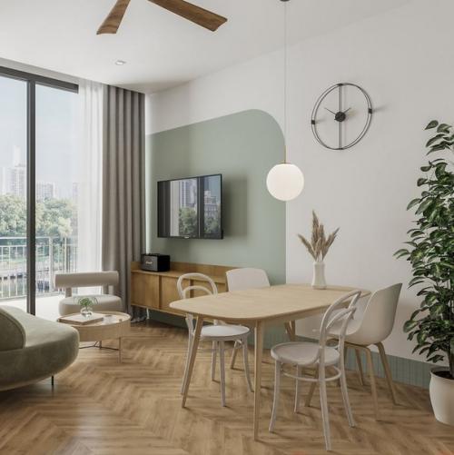 Стильный интерьер квартиры площадью 39 кв. 03