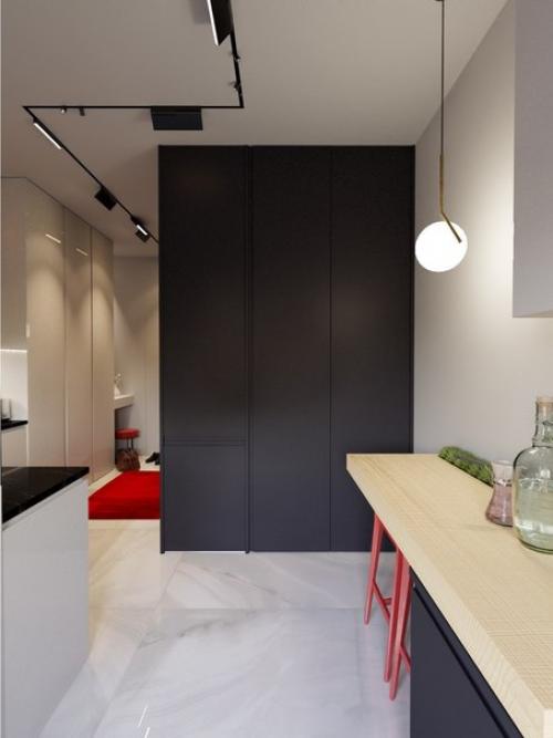 Modern RED. Квартира для молодого предпринимателя спроектирована. 05