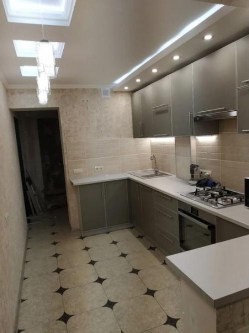 Дорогой проект по ремонту кухни с присоединением лоджии. 02