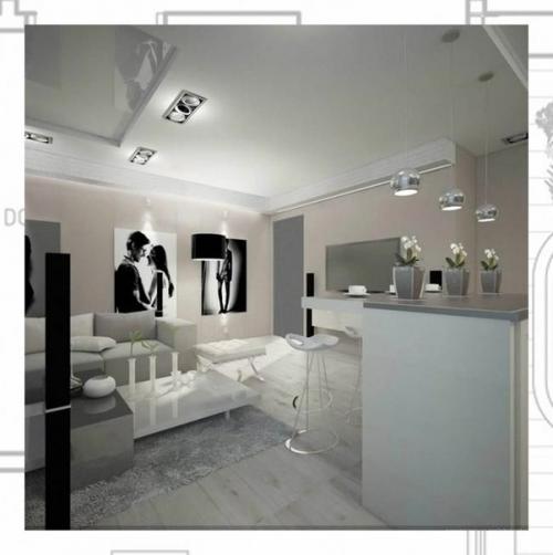 Открытая дневная зона - чрезвычайно популярное решение. 01