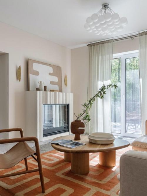 Современный дом с французским настроением и этническими акцентами. 07