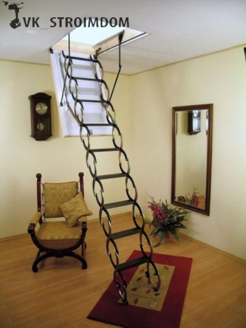Лестница на мансарду своими руками. 02