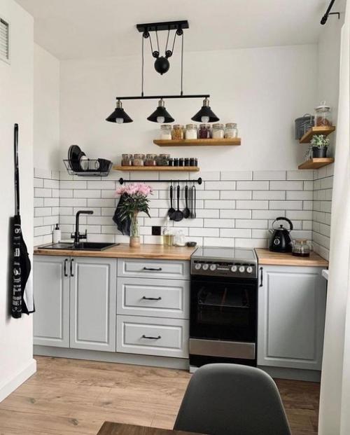 Красивая кухня. В светлых тонах. 04