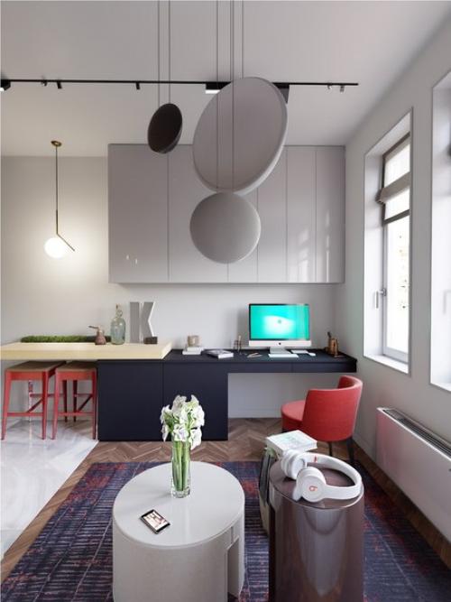 Modern RED. Квартира для молодого предпринимателя спроектирована. 01