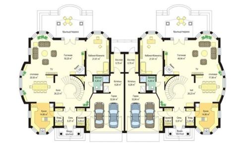 Стильный элегантный дуплекс. 02