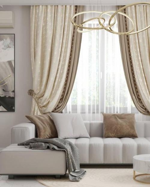 Современный интерьер кухни - гостиной и прихожей из одного проекта. 05