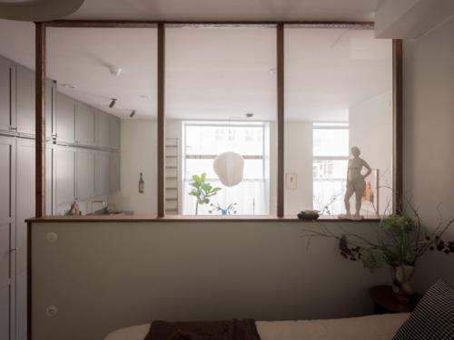 Интерьер скандинавской квартиры - студии 43 м 2 в доме начала 20 века. 05