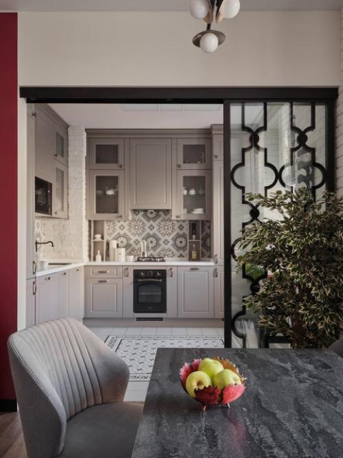 Яркая квартира в московской Сталинке. 01 Яркая квартира в московской Сталинке. 01