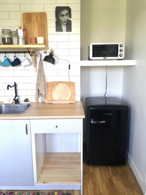 Ремонт нашего подписчика Станислава Белькова в однокомнатной квартире 30 м 2 делался своими силами и вдохновлен скандинавскими интерьерами. 04