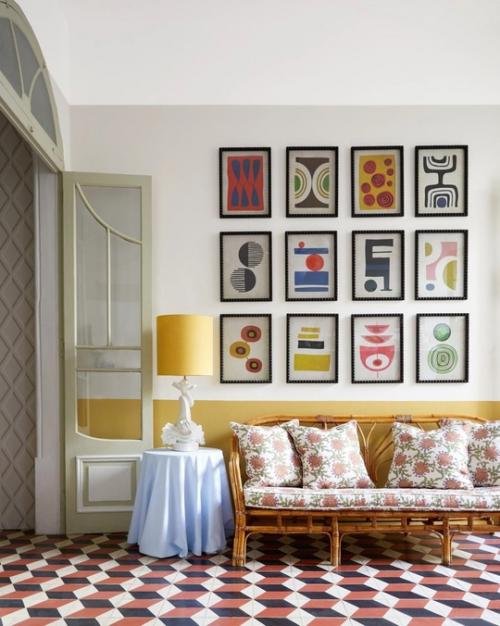 Дом с летним настроением на Мальте: принты, свет и воспоминания. 07