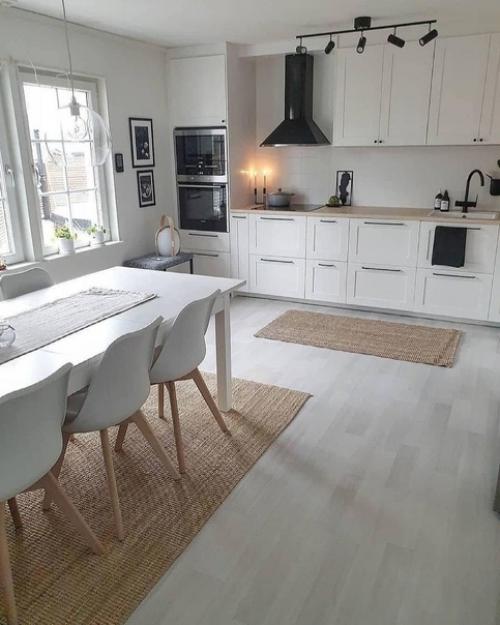 Интерьер дома в белом цвете. 01