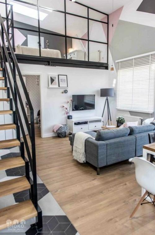 Просторная квартира. С двумя уровнями. 06