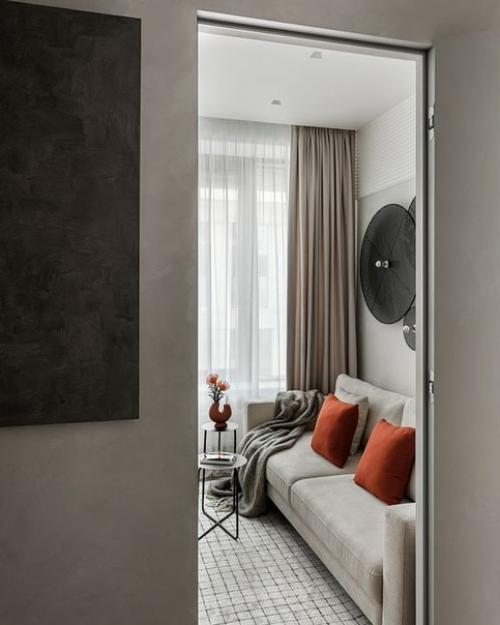 Реализованный интерьер небольшой квартиры, площадью 64 кв. 02