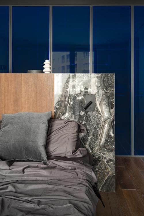 Современная квартира в темных тонах 103 м ч. 1. 09