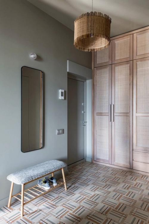 Евротрёшка с кухней - островом и необычной планировкой спальни. 09