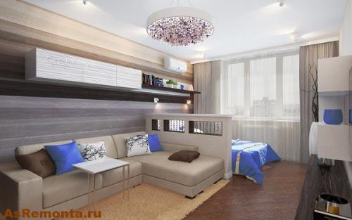 Идеи ремонта маленькой однокомнатной квартиры. 01