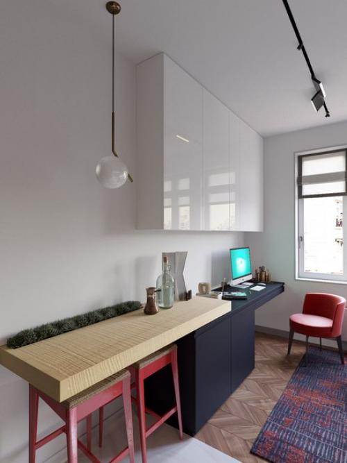 Modern RED. Квартира для молодого предпринимателя спроектирована. 04