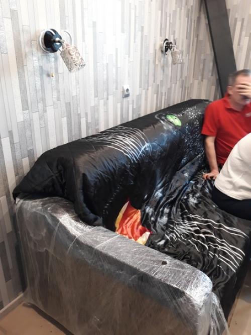 Кухню делали, своими руками 2 года, были голые стены. 01