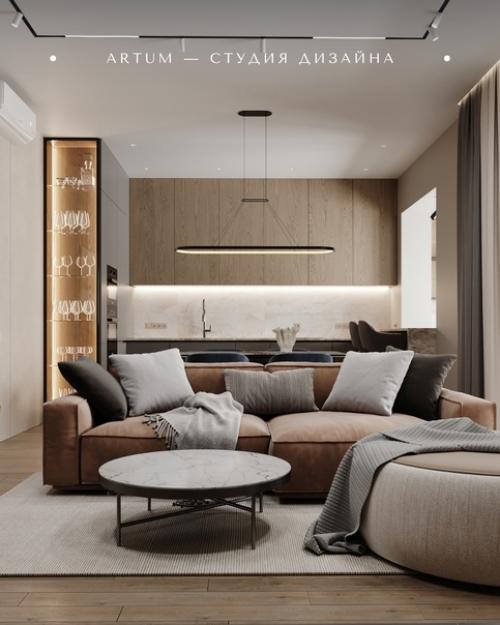 Новый проект: стильный и современный интерьер для молодой пары в ЖК Фамилия - 103 М 2! 01