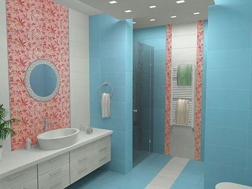 Цветовые решения для ванной комнаты. 02