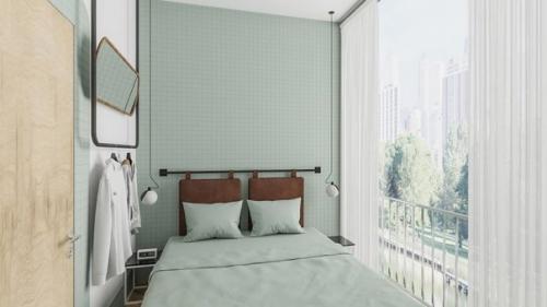 Стильный интерьер квартиры площадью 39 кв. 06