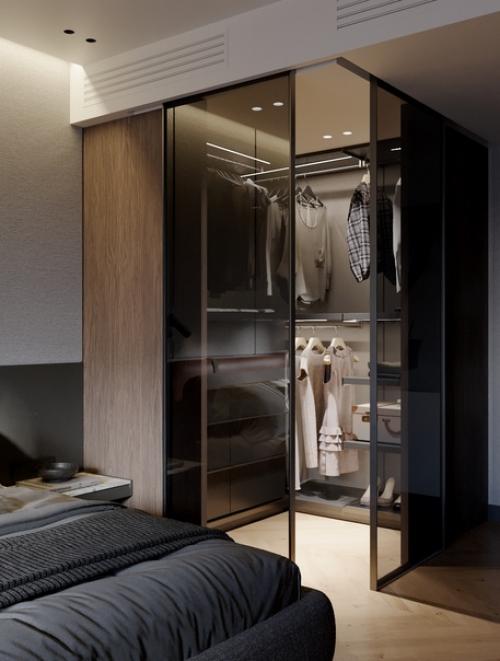 Спальня в новом проекте 4 х комнатной квартиры 113, 5 м в ЖК новый город. 03