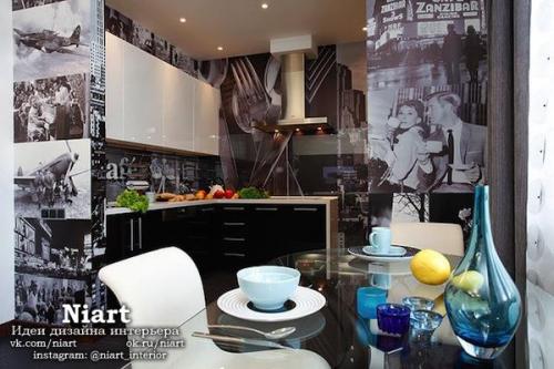 Кухни с фотообоями. 03