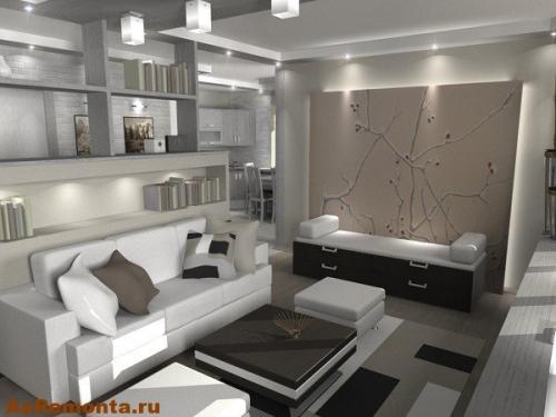 Идеи ремонта маленькой однокомнатной квартиры. 03