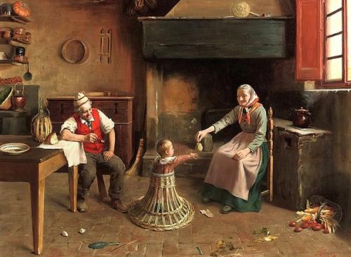 Ходунки. У каждого ребёнка есть такой период, когда ходить он ещё не может, но лежать уже не хочет. 07