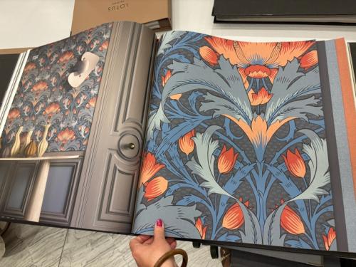 Посетила презентацию новых коллекций обоев Loymina Group в доме интерьера Стилиссимо. 06