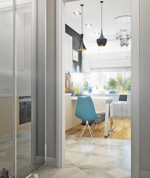 Дизайн маленькой двухкомнатной квартиры. 04