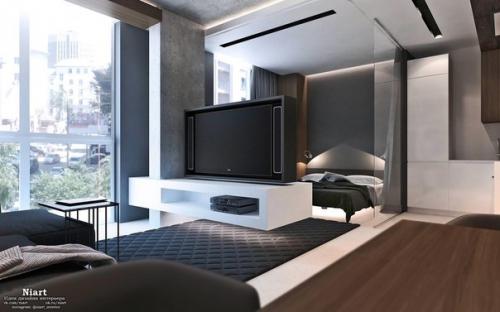 Стильная студия 50 кв. 02