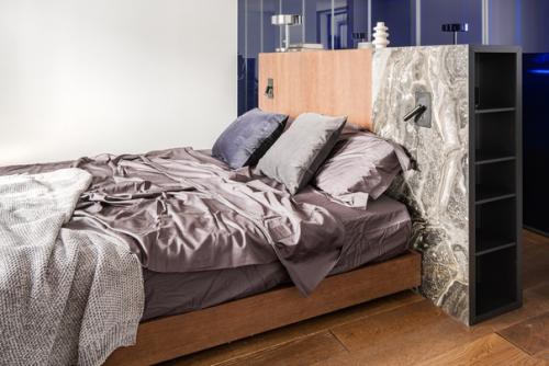 Современная квартира в темных тонах 103 м ч. 1. 08