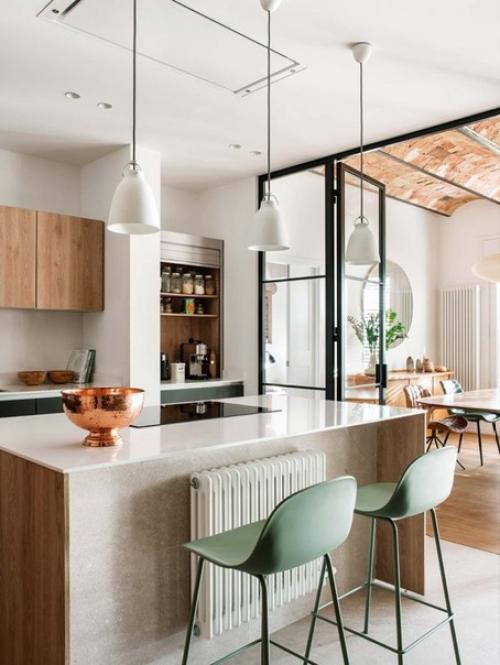 Стеклянные перегородки - отличный способ разбить ваше пространство и даже добавить характер в ваш дом. 01