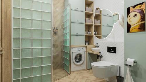 Стильный интерьер квартиры площадью 39 кв. 07