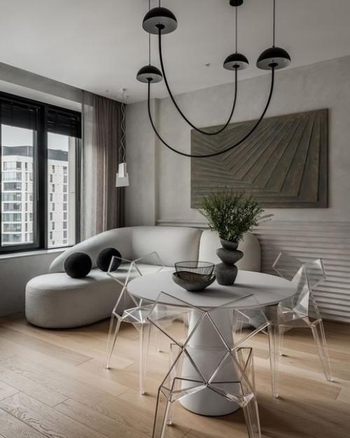 Реализованный интерьер небольшой квартиры, площадью 64 кв. 01