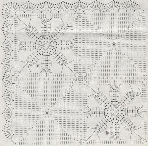 Из мотивов вязание крючком покрывало? 01